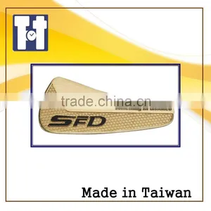 Saffron Car Aluminum Creative Metallic Epoxy Sticker thumbnail-4