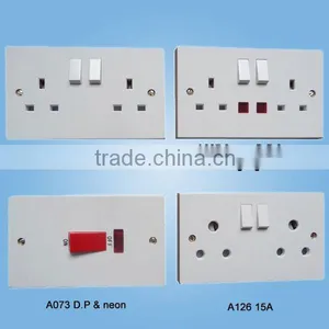 A093 A097 A073 A126 Square Range Wall Switch Amd Socket thumbnail-1