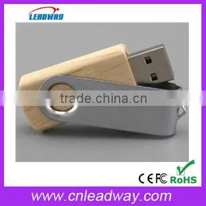 2016 Most Popular Usb Gadget Different Kinds of Wood Swivel Usb Flash Drive thumbnail-2