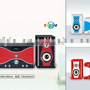 Supper Bass Series 2.1 Speaker FDS-J608 With USB,SD,Karaoka thumbnail-1