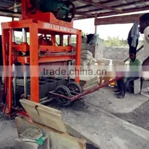 Manual Brick Making Machine Hot Sell QTJ4-40 Mobile Block Machine /small and Easy to Operate thumbnail-4