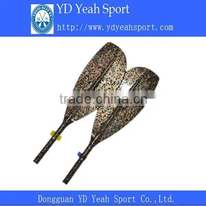 Plastic Wing Blade Round Aluminum Shaft Kayak Paddle With Surface Treatment thumbnail-1