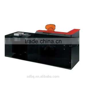 PT-P001Hotel Reception Desk Furniture With Tempered Glass Top thumbnail-1