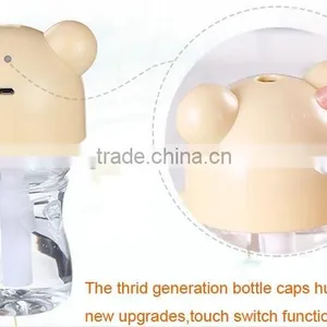 DC USB Mini Portable Bottle Caps Humidifier/ Air Purifier for Office thumbnail-4