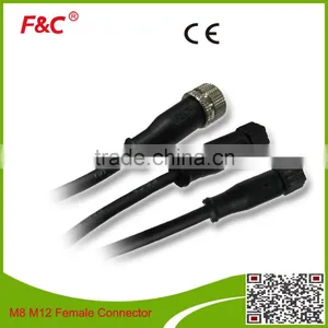 Straight M12 4 Pin Female Connector thumbnail-1