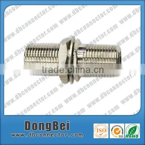 CATV High Frequency Washer and Nut f Female to f Female Connector thumbnail-1