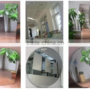 Large Frameless Silver Mirror for Wall Decoration thumbnail-6