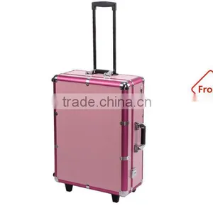 Sunrise Upgrade Super Quality Trolley Aluminum Makeup Case With Lights Mirror for 2016 Beauty & Cosmetic Import-Export Expo thumbnail-2