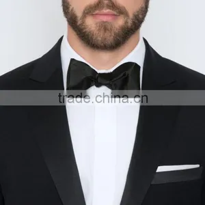High Quality Custom Made Black Tuxedo Men Suits Slim Fit Wedding Supplier's Choice thumbnail-2