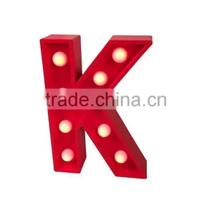 New LED Star Sign Marquee Light Red White Yellow Night Light Indoor Dorm Xmas Gift Room thumbnail-6