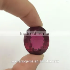 #1AZZZZ Natural Pink Tourmaline Oval Faceted Loose Gemstone Rubellite thumbnail-1