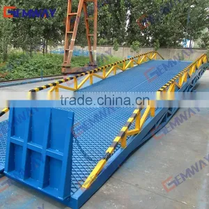 10 Ton Adjustable Dock Truck Loading Ramp thumbnail-4