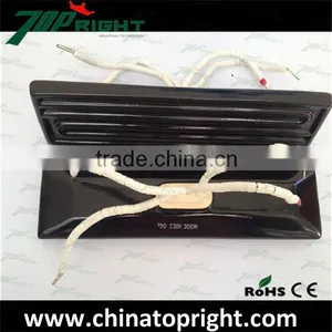 Black Color Ceramic Flat Hollow Infrared Heater Panel thumbnail-4