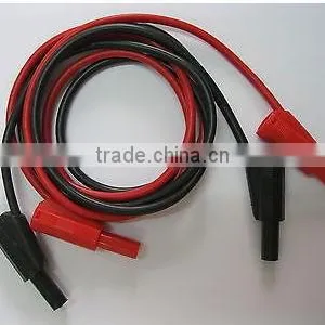 Safety Protection Banana Plug Silicone Cable High Voltage Red Black thumbnail-1