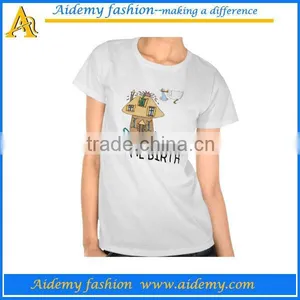 Ladies Wholesale Branded Trendy 100% Cotton Wholesale Blank Maternity t Shirts thumbnail-1