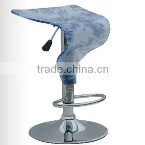 LS-1022 New Design PU Bar Stool With Backrest and Chrome Base 002 thumbnail-1