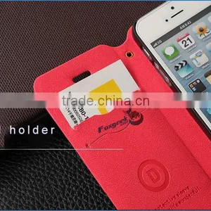 New Leather Cover for Iphone ,wallet Case With Card Holder for Iphone 6, Mobile Phone Cases Factory in China thumbnail-5