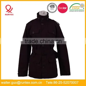 Runtex Ladies Casual Jacket With Belt RLJ072 thumbnail-1