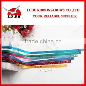 2014 New Design Printed Satin Ribbon Bracelet thumbnail-1