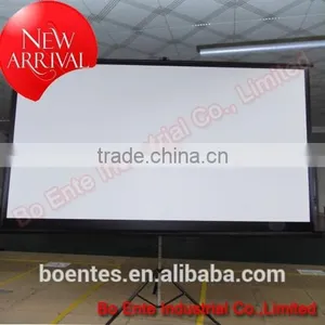 1:1 120 Inch Matte White Floor Stand Tripod Projection Screen for Office Equipment thumbnail-2