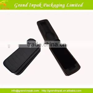 Personalized Single Black Cardboard Leather Watch Gift Box thumbnail-3