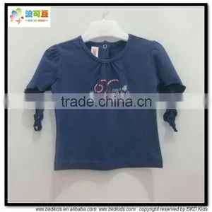 BKD OEM Service Cotton Navy T-shirts Baby thumbnail-1