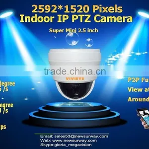 Super Mini Speed Dome Camera Indoor PTZ ip Camera thumbnail-1
