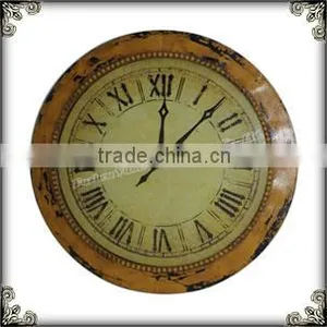 Shabby Individualized Yellow Clock thumbnail-1