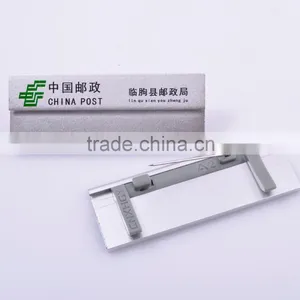 Custom Best Quality Nameplate With Plastic Safety Pin thumbnail-4