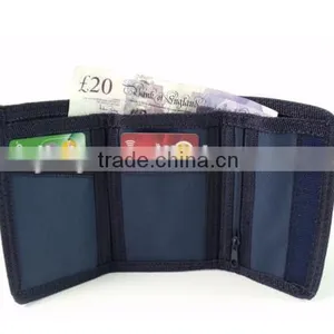 Mens Ladies Boys New Polyester Velcro Wallet Pouch thumbnail-5