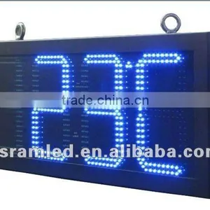 Poosled Hot Selling Time Outdoor Led Temperature Display thumbnail-1
