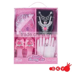 2016 Princess Ariel Games Girls Tiara Girls Tiara Princess Crown Rings thumbnail-1