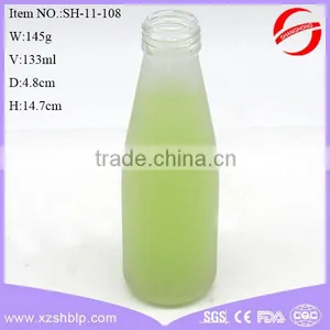 Liquid Packing 250ml Glass Beverage Bottles With Screw Metal Cap thumbnail-6