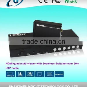 HDMI 4by1 Quad Multi-Viewer With Seamless Switcher thumbnail-1