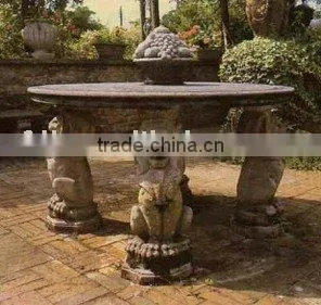 Limestone, Marble Stone Garden Coffee Table thumbnail-1