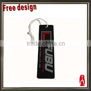 2014 Cheap 350g Coated Recycled Paper Embossing Tags With String thumbnail-1