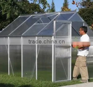 Custom Colourful Single Sliding Door Greenhouse for Vegetable thumbnail-6