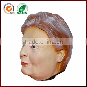 2016 New Most Popular Realistic Human Face Hillary Clinton Celebrity Mask thumbnail-2