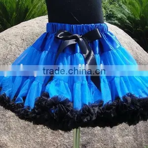 Fancy Summer Pattern Fluffy Tutu Chiffon Pettiskirt Children Clothing Cutting Dress Baby Girl Cloth Made in China thumbnail-2