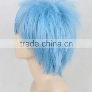 2015 New Cheap Synthetic Cosplay Wigs for Men Blonde Short Hair Wigs Wholesale thumbnail-5