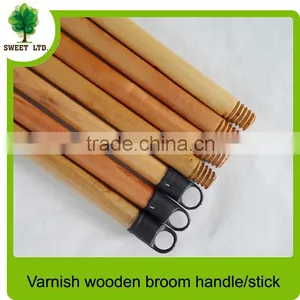 Wholesale Varnished Quality Wooden Handle / Shovel Handle With Cap120*2.2CM thumbnail-1