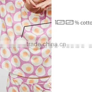 China Supplier Fashion Cotton Fabric Ladies Pyjamas Sleepwear thumbnail-3