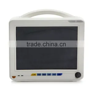 Cheap 12 Inch 6 Parameter Patient Monitor RPM 9000A ECG, NIBP, SPO2, TEMP, RESP, PR Optiaonl Thermal Recorder thumbnail-1