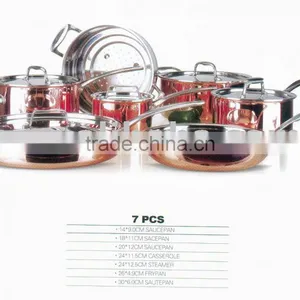 Clad Material Cookware 7pcs Set thumbnail-1