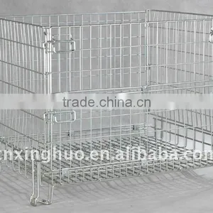 Stackable Wire Basket/Foldable Wire Container/Hot Design Wire Cage thumbnail-1