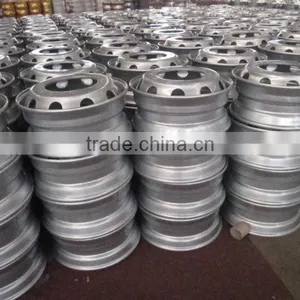 Steel Truck Wheel Rim 22.5*8.25 8.25x22.5 22.5"x8.25" High Quality Truck Steel Wheel thumbnail-4