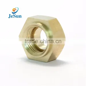 China Supplier Brass Hex Nut,cnc Brass Part thumbnail-3