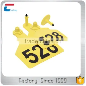 UHF RFID Animal Ear Tags With Barcode /qr Code for Tracking Identification Management thumbnail-5