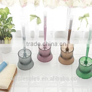 2016 Newest High Quality Crystal Cleaning Plastic Toilet Brush Holder thumbnail-2