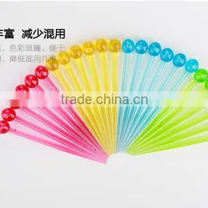 Reusable Plastic Food Fruit Dessert Cupcake Picks Set thumbnail-6